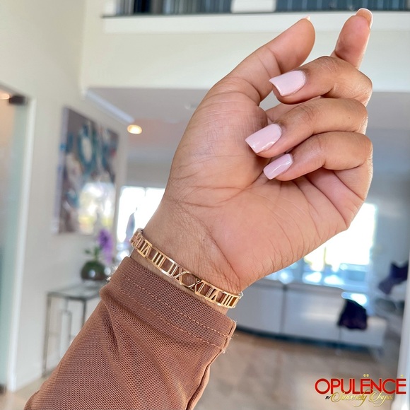 Roman Numeral Bracelet (Rose Gold) - Picture 1 of 2